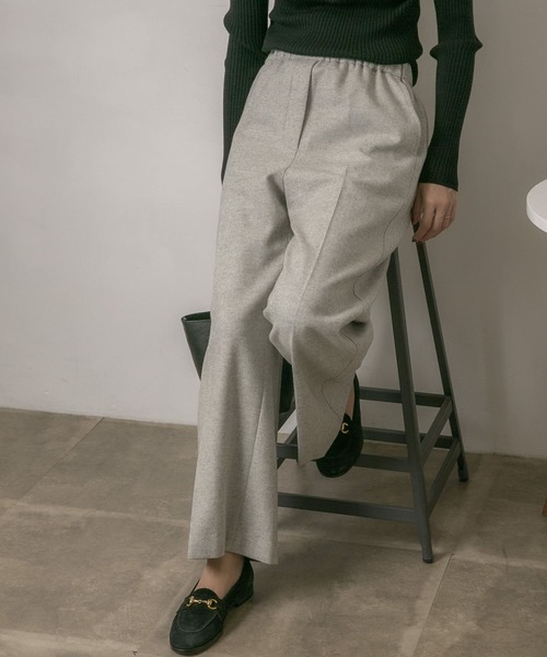 URBAN RESEARCH Sonny Label(アーバンリサーチサニーレーベル)の「ツイードワイドパンツ(その他パンツ・レディース・チャコールグレー/ライトグレー/ベージュ・36/38)」の3枚目の写真