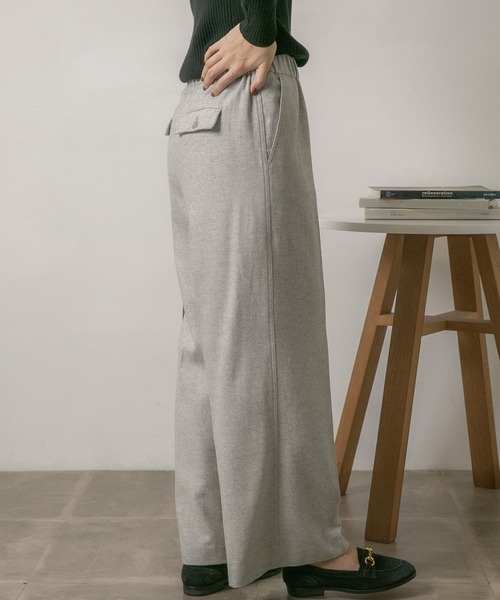 URBAN RESEARCH Sonny Label(アーバンリサーチサニーレーベル)の「ツイードワイドパンツ(その他パンツ・レディース・チャコールグレー/ライトグレー/ベージュ・36/38)」の6枚目の写真