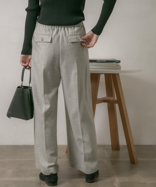 URBAN RESEARCH Sonny Label(アーバンリサーチサニーレーベル)の「ツイードワイドパンツ(その他パンツ・レディース・チャコールグレー/ライトグレー/ベージュ・36/38)」の7枚目の写真
