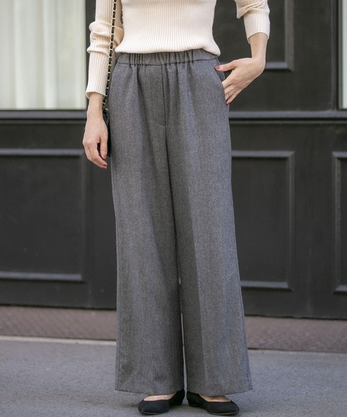 URBAN RESEARCH Sonny Label(アーバンリサーチサニーレーベル)の「ツイードワイドパンツ(その他パンツ・レディース・チャコールグレー/ライトグレー/ベージュ・36/38)」の20枚目の写真
