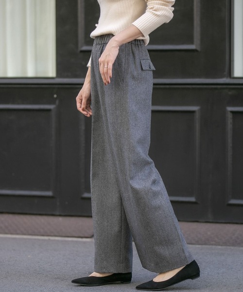 URBAN RESEARCH Sonny Label(アーバンリサーチサニーレーベル)の「ツイードワイドパンツ(その他パンツ・レディース・チャコールグレー/ライトグレー/ベージュ・36/38)」の22枚目の写真