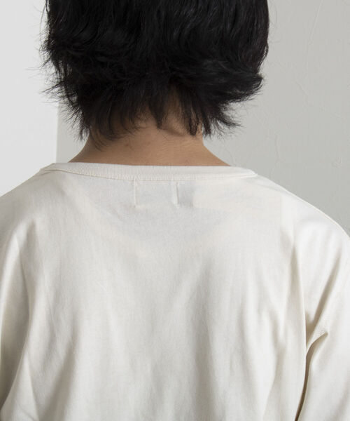 GLOSTER（グロスター）の「【GLOSTER/グロスター】レイヤードラウンドロンT（Tシャツ/カットソー・メンズ・オフホワイト/ミント/チャコールグレー/ベージュ・S/M/L）」の18枚目の写真