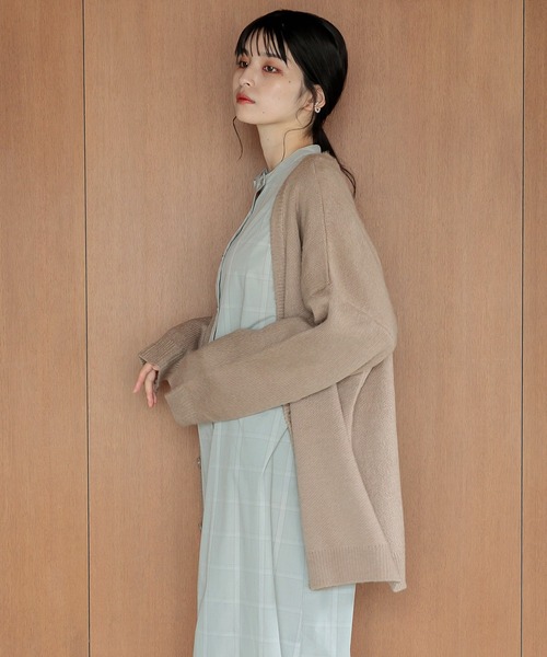 Dita Muaj.(ディータムアージュ)の「ロングシャツワンピース(ワンピース・レディース・ブラック/チェック/ホワイト・FREE)」の18枚目の写真