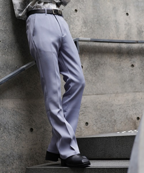 G.O.C（ジーオーシー）の「TRストレッチスリムフレアトラウザー