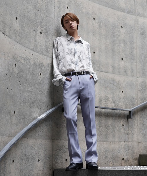 G.O.C（ジーオーシー）の「TRストレッチスリムフレアトラウザー