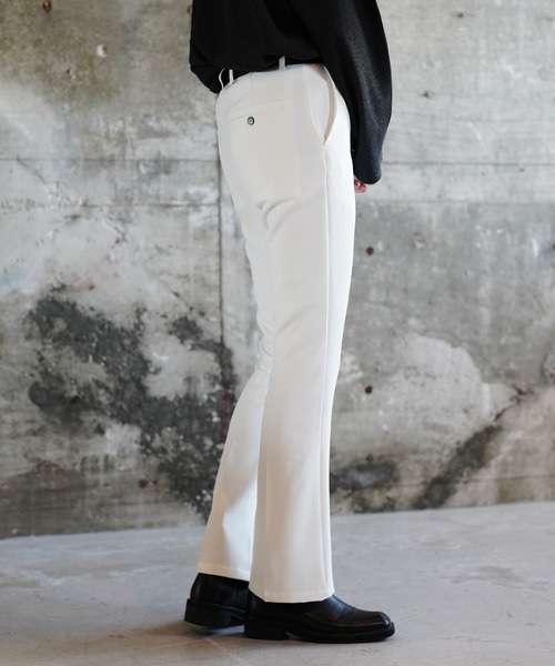 G.O.C（ジーオーシー）の「TRストレッチスリムフレアトラウザー