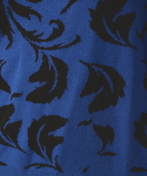 abahouse mavie（アバハウスマヴィ）の「ジャガード袖ボリュームプルオーバー（ニット/セーター・レディース・ブラウン/ブラック/グレイッシュベージュ/ブルー・フリー）」の19枚目の写真