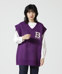 AVIREX | ≪WEB&DEPOT限定≫JACQUAD LOGO KNIT VEST/ジャガードロゴニットベスト(ベスト)