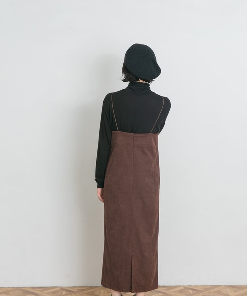 UR Lab.(アーバンリサーチラボ)の「コーデュロイキャミワンピース(ワンピース・レディース・オフホワイト/ブラウン/ネイビー・FREE)」の15枚目の写真