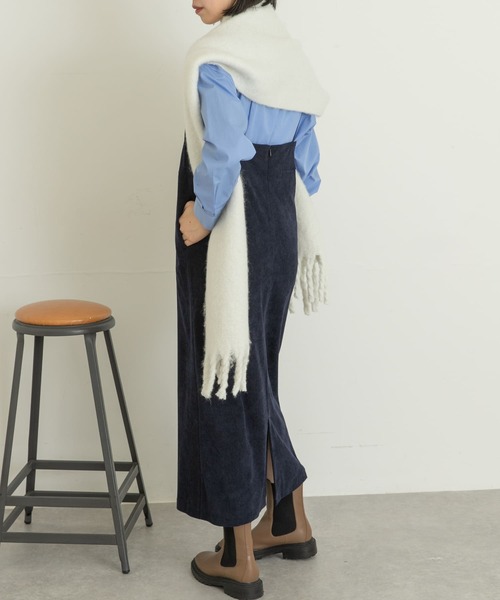 UR Lab.(アーバンリサーチラボ)の「コーデュロイキャミワンピース(ワンピース・レディース・オフホワイト/ブラウン/ネイビー・FREE)」の18枚目の写真