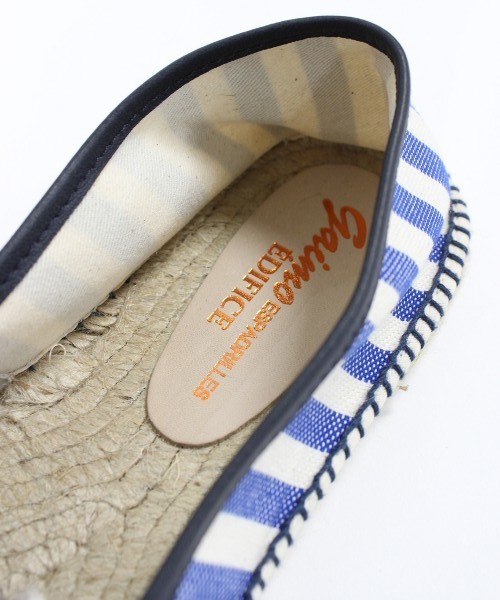 GAIMO（ガイモ）の「◇GAIMO/ガイモ別注 HUMANストライプスリッポン（スニーカー・メンズ・ネイビー・41/42/40/43）」の3枚目の写真