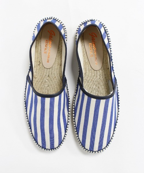 GAIMO（ガイモ）の「◇GAIMO/ガイモ別注 HUMANストライプスリッポン（スニーカー・メンズ・ネイビー・41/42/40/43）」の7枚目の写真