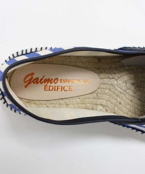 GAIMO（ガイモ）の「◇GAIMO/ガイモ別注 HUMANストライプスリッポン（スニーカー・メンズ・ネイビー・41/42/40/43）」の9枚目の写真