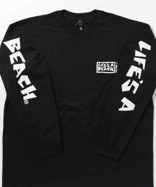 SILAS(サイラス)の「SILASxLIFE'S A BEACH PHOTO PRINT WIDE L/S TEE(Tシャツ/カットソー・メンズ・ブラック/ホワイト/ピンク・M/L/XL)」の17枚目の写真