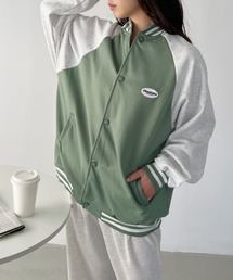 CLEA | カラー配色スウェットビッグスタジャン(スタジャン)