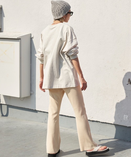 Auntie Rosa Holiday（アンティローザホリデー）の「レーヨンナイロンリブニットパンツ / サイズ展開あり（その他パンツ・レディース・ブラック/グレー/イエロー/アイボリー・SMALL/MEDIUM）」の20枚目の写真