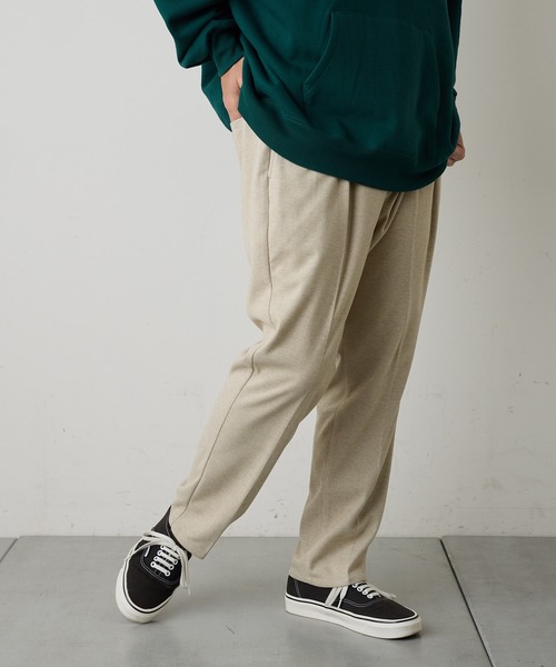 CIAOPANIC TYPY(チャオパニックティピー)の「□ストレッチウォーム起毛テーパードパンツ(スラックス・メンズ・ベージュ/チャコールグレー/ライトグレー/ダークネイビー・S/M/L)」の3枚目の写真