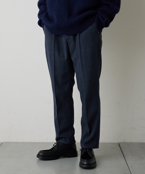 CIAOPANIC TYPY(チャオパニックティピー)の「□ストレッチウォーム起毛テーパードパンツ(スラックス・メンズ・ベージュ/チャコールグレー/ライトグレー/ダークネイビー・S/M/L)」の4枚目の写真