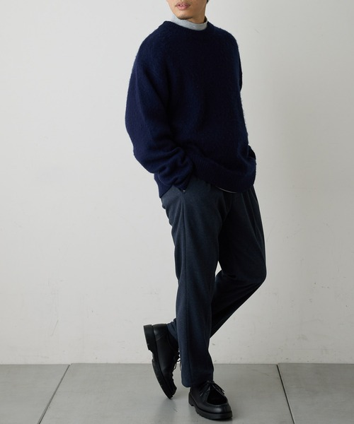 CIAOPANIC TYPY(チャオパニックティピー)の「□ストレッチウォーム起毛テーパードパンツ(スラックス・メンズ・ベージュ/チャコールグレー/ライトグレー/ダークネイビー・S/M/L)」の9枚目の写真