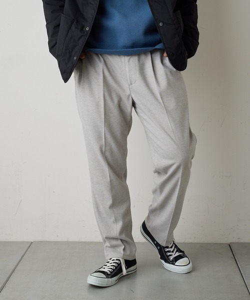CIAOPANIC TYPY(チャオパニックティピー)の「□ストレッチウォーム起毛テーパードパンツ(スラックス・メンズ・ベージュ/チャコールグレー/ライトグレー/ダークネイビー・S/M/L)」の22枚目の写真
