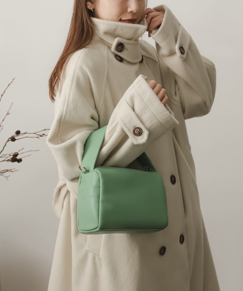 SENSE OF PLACE by URBAN RESEARCH（センスオブプレイスバイアーバンリサーチ）の「ワンハンドルバッグ（ハンドバッグ・レディース・アイボリー/ブラック/グリーン・ONE）」の8枚目の写真