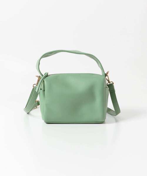 SENSE OF PLACE by URBAN RESEARCH（センスオブプレイスバイアーバンリサーチ）の「ワンハンドルバッグ（ハンドバッグ・レディース・アイボリー/ブラック/グリーン・ONE）」の11枚目の写真