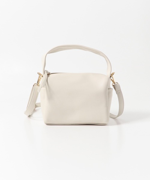 SENSE OF PLACE by URBAN RESEARCH（センスオブプレイスバイアーバンリサーチ）の「ワンハンドルバッグ（ハンドバッグ・レディース・アイボリー/ブラック/グリーン・ONE）」の12枚目の写真