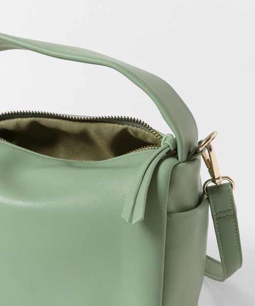 SENSE OF PLACE by URBAN RESEARCH（センスオブプレイスバイアーバンリサーチ）の「ワンハンドルバッグ（ハンドバッグ・レディース・アイボリー/ブラック/グリーン・ONE）」の18枚目の写真