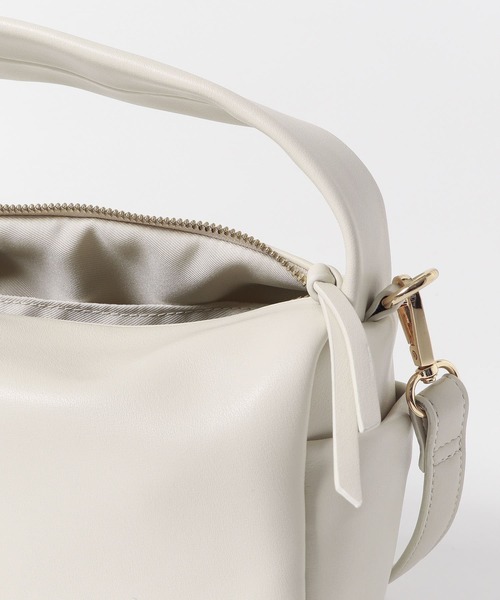 SENSE OF PLACE by URBAN RESEARCH（センスオブプレイスバイアーバンリサーチ）の「ワンハンドルバッグ（ハンドバッグ・レディース・アイボリー/ブラック/グリーン・ONE）」の19枚目の写真