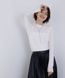 Jayro | シアーネットハイネックプルオーバー(Tシャツ/カットソー)