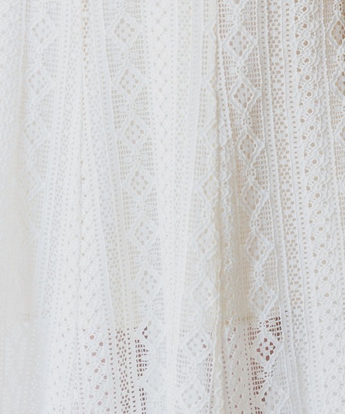 Andemiu（アンデミュウ）の「レースマーメイドスカート186511（スカート・レディース・ネイビー/ラベンダー/アイボリー・SMALL/MEDIUM）」の16枚目の写真