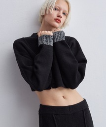 casane | モヘヤライクショートクルーニット(ニット/セーター)