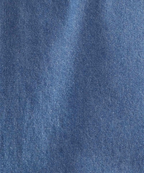niko and...（ニコアンド）の「[niko and ...JEANS 2023SS]ワークスタンドワンピース（シャツワンピース・レディース・ライトブルー/ブルー・FREE）」の17枚目の写真