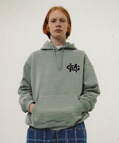 MAHAGRID(マハグリッド)の「『mahagrid/マハグリッド』CROSS LOGO HOODIE/クロスロゴ プルオーバーパーカー(パーカー・レディース・ネイビー/ブラック/グレー・M/L/XL/S)」の6枚目の写真