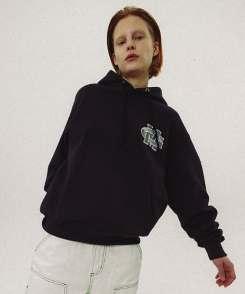MAHAGRID(マハグリッド)の「『mahagrid/マハグリッド』CROSS LOGO HOODIE/クロスロゴ プルオーバーパーカー(パーカー・レディース・ネイビー/ブラック/グレー・M/L/XL/S)」の7枚目の写真