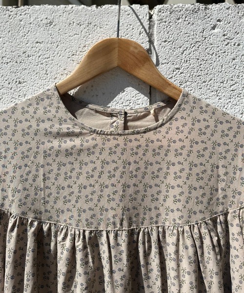 ＪＵＧＬＡＮＳ（ユグランス）の「☆ 爽やかな装い叶う。小花柄バルーンスリーブヨーク切替マキシワンピース　55-5064（ワンピース・レディース・ミント/パープル/ベージュ・FREE）」の22枚目の写真