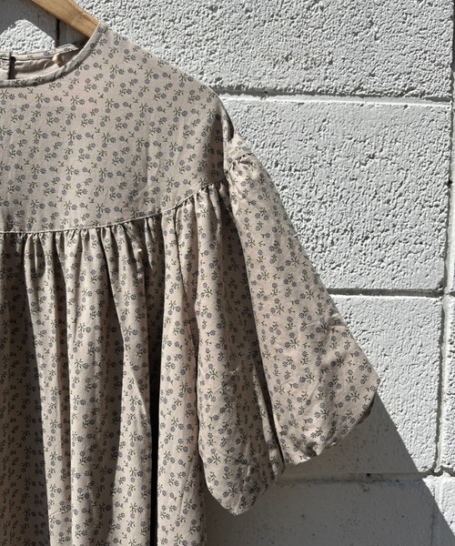 ＪＵＧＬＡＮＳ（ユグランス）の「☆ 爽やかな装い叶う。小花柄バルーンスリーブヨーク切替マキシワンピース　55-5064（ワンピース・レディース・ミント/パープル/ベージュ・FREE）」の21枚目の写真