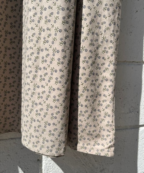 ＪＵＧＬＡＮＳ（ユグランス）の「☆ 爽やかな装い叶う。小花柄バルーンスリーブヨーク切替マキシワンピース　55-5064（ワンピース・レディース・ミント/パープル/ベージュ・FREE）」の18枚目の写真