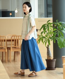 Gramicci ✖️ beams boy ティアード ナイロンスカート Gramicci バツ️ ビームスボーイ ティアード ナイロンスカート