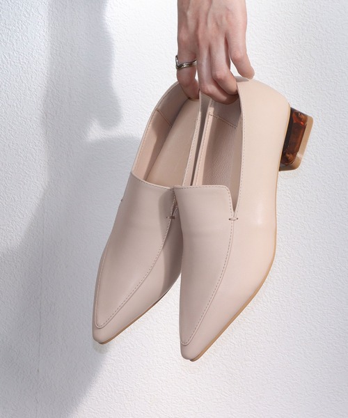クリアヒール ミンクファー ヒール RODOLPHEMENUDIER PARIS コメックス ミュール 日本製 ハイヒール 11cm ピンヒール