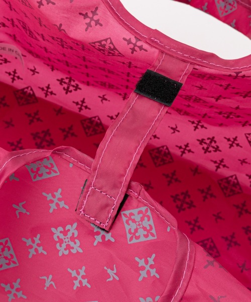 Daily russet（デイリー ラシット）の「ポケッタブルコンビニエコバッグ（S)（エコバッグ/サブバッグ・レディース・ピンク/カーキ/ブラック/シルバー/グレイッシュベージュ/グリーン/オレンジ・FREE）」の16枚目の写真