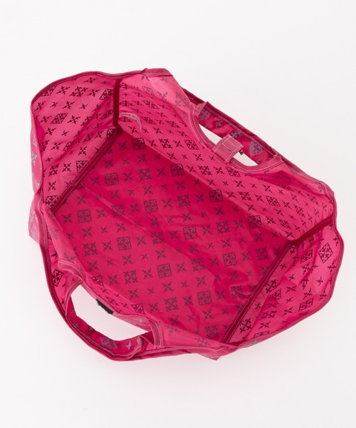 Daily russet（デイリー ラシット）の「ポケッタブルコンビニエコバッグ（S)（エコバッグ/サブバッグ・レディース・ピンク/カーキ/ブラック/シルバー/グレイッシュベージュ/グリーン/オレンジ・FREE）」の17枚目の写真