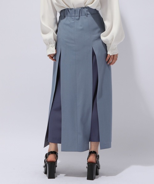 HARE（ハレ）の「リネンタッチハイショクスカート(HARE)（スカート