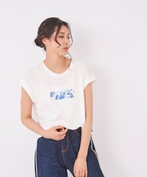 RUSTY（ラスティ）の「【RUSTY:ラスティー】レディースロゴTシャツ（Tシャツ/カットソー）」