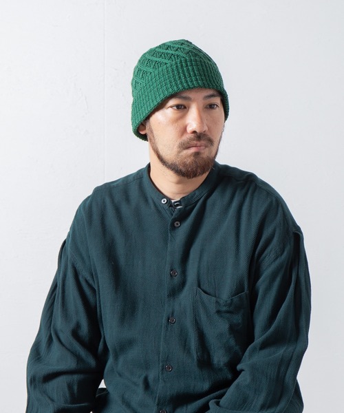 セール】Diamond Knit Bucket Hat / ダイヤモンド柄編みニット セール】Diamond Knit Bucket Hat / ダイヤモンド柄編みニット