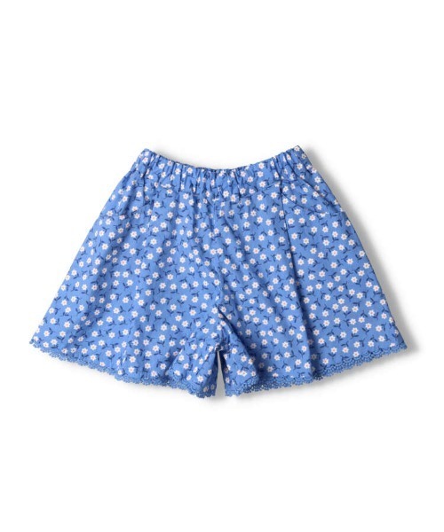 Moujonjon(ムージョンジョン)の「ブロード小花柄キュロットパンツ(その他パンツ・キッズ・イエロー/ライトグリーン/ターコイズブルー・110/120/100/90/130/140)」の2枚目の写真