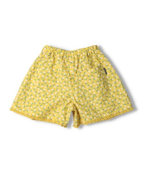 Moujonjon(ムージョンジョン)の「ブロード小花柄キュロットパンツ(その他パンツ・キッズ・イエロー/ライトグリーン/ターコイズブルー・110/120/100/90/130/140)」の9枚目の写真
