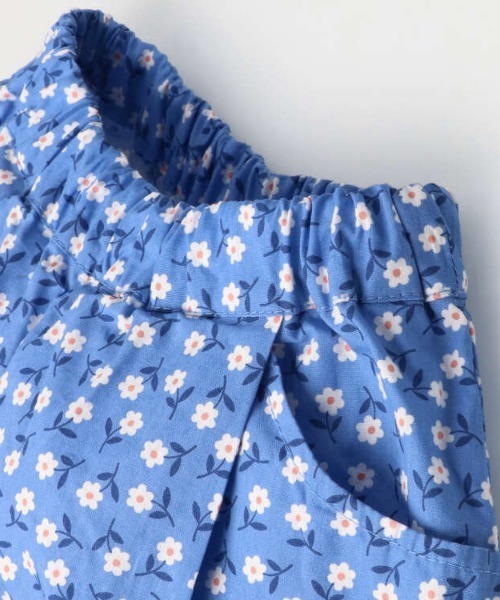 Moujonjon(ムージョンジョン)の「ブロード小花柄キュロットパンツ(その他パンツ・キッズ・イエロー/ライトグリーン/ターコイズブルー・110/120/100/90/130/140)」の10枚目の写真