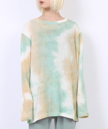 グラデーションニットプルオーバー