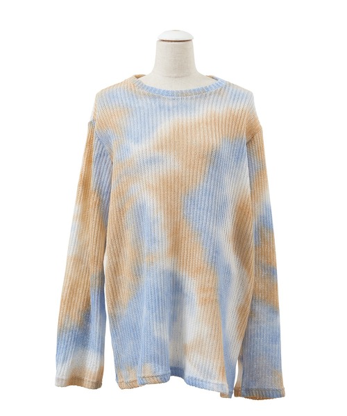 PUNYUS（プニュズ）の「グラデーションニットプルオーバー（ニット/セーター・レディース・グリーン/ピンク/ブルー・2/3/1/4）」の13枚目の写真